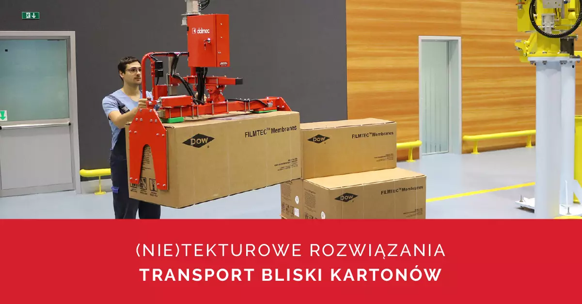 (Nie)tekturowe rozwiązania – transport bliski kartonów | Dalmec Polska
